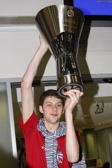 CSKA basketball team returns to Moscow