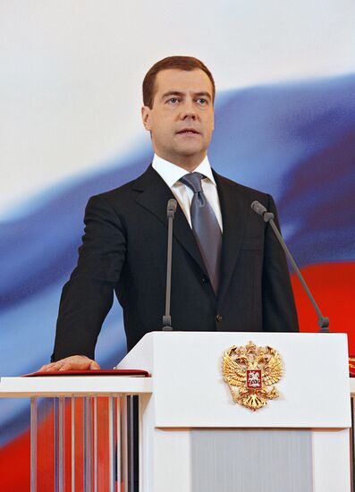 Inauguration of Dmitry Medvedev