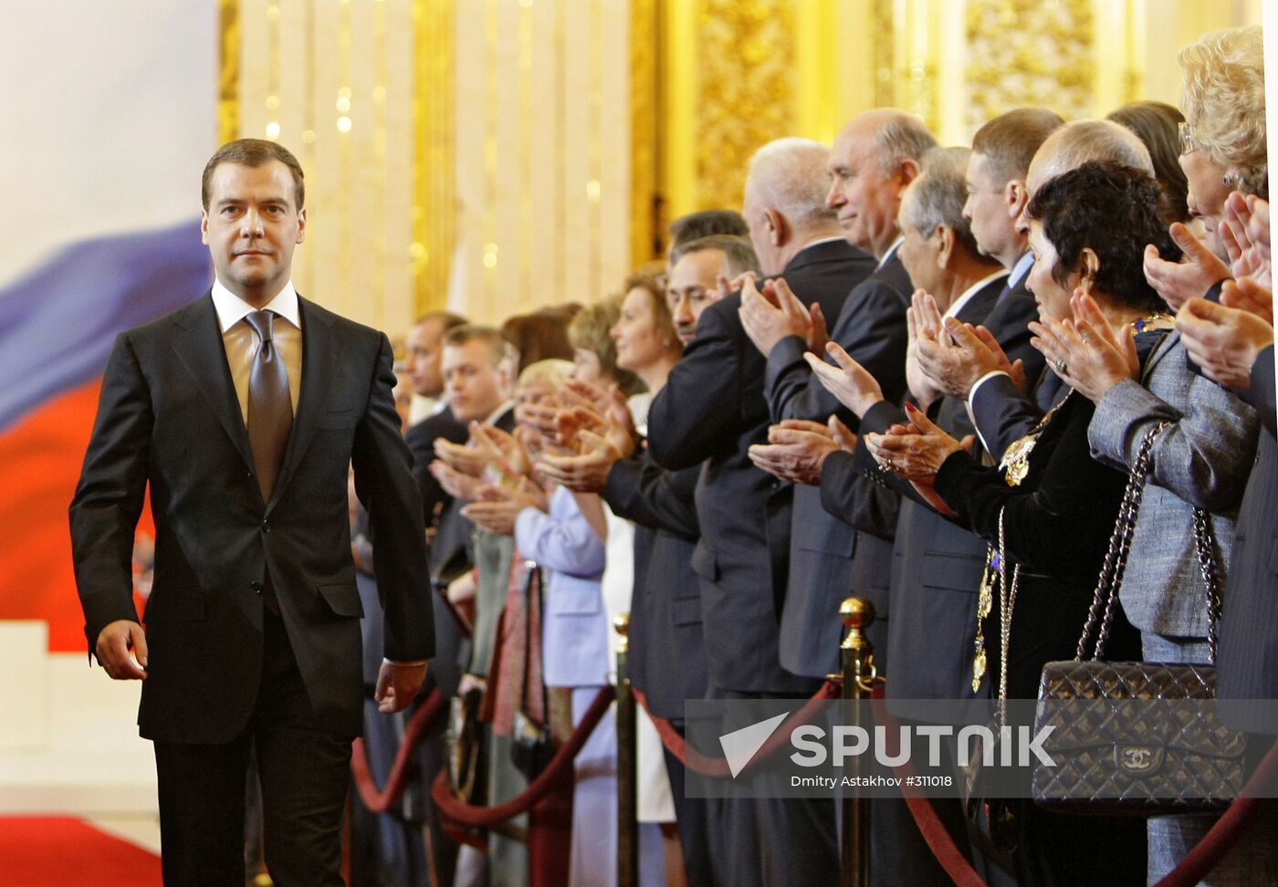 The inauguration of Dmitry Medvedev