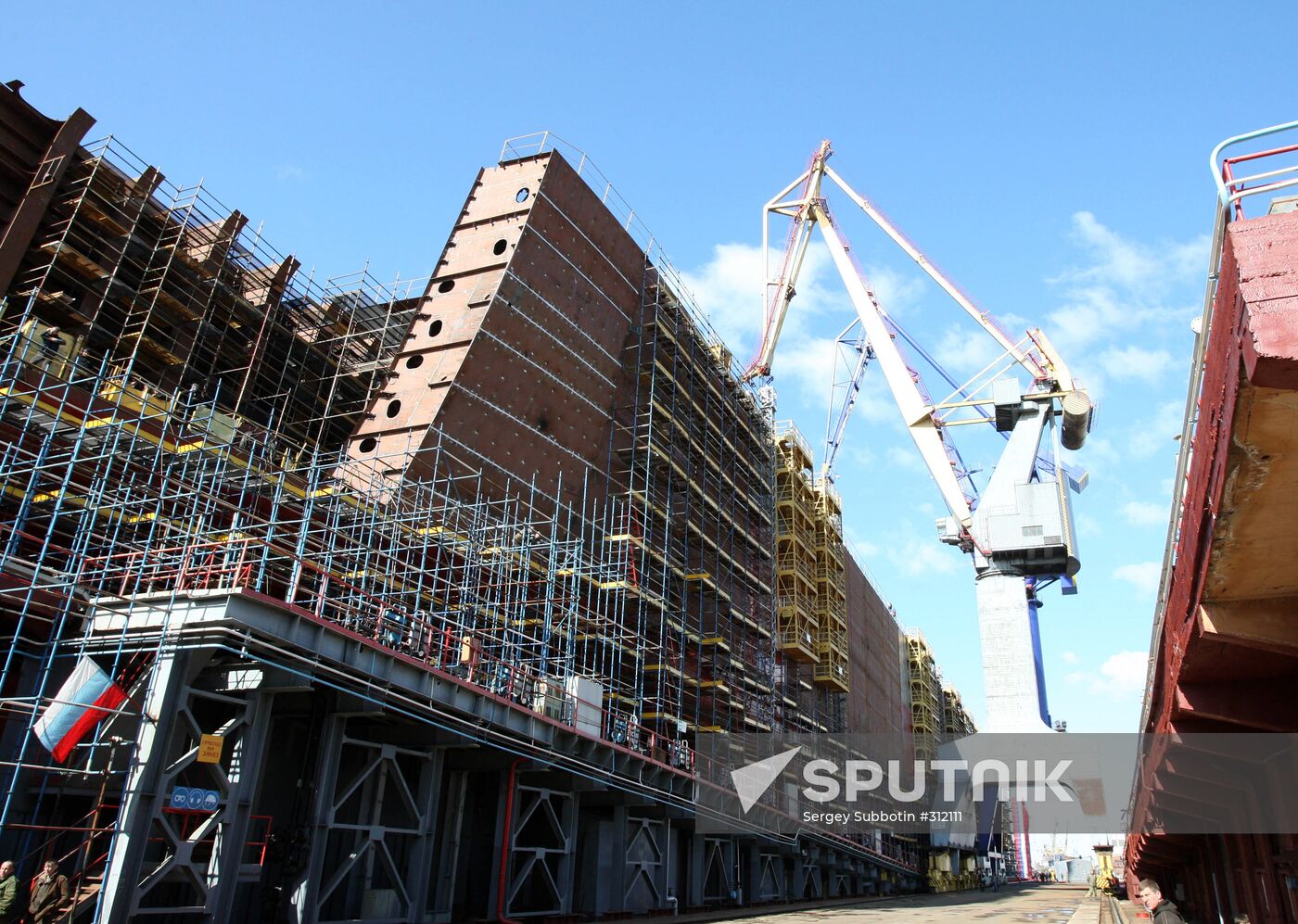 The Admiralteiskiye verfi company in St Petersburg