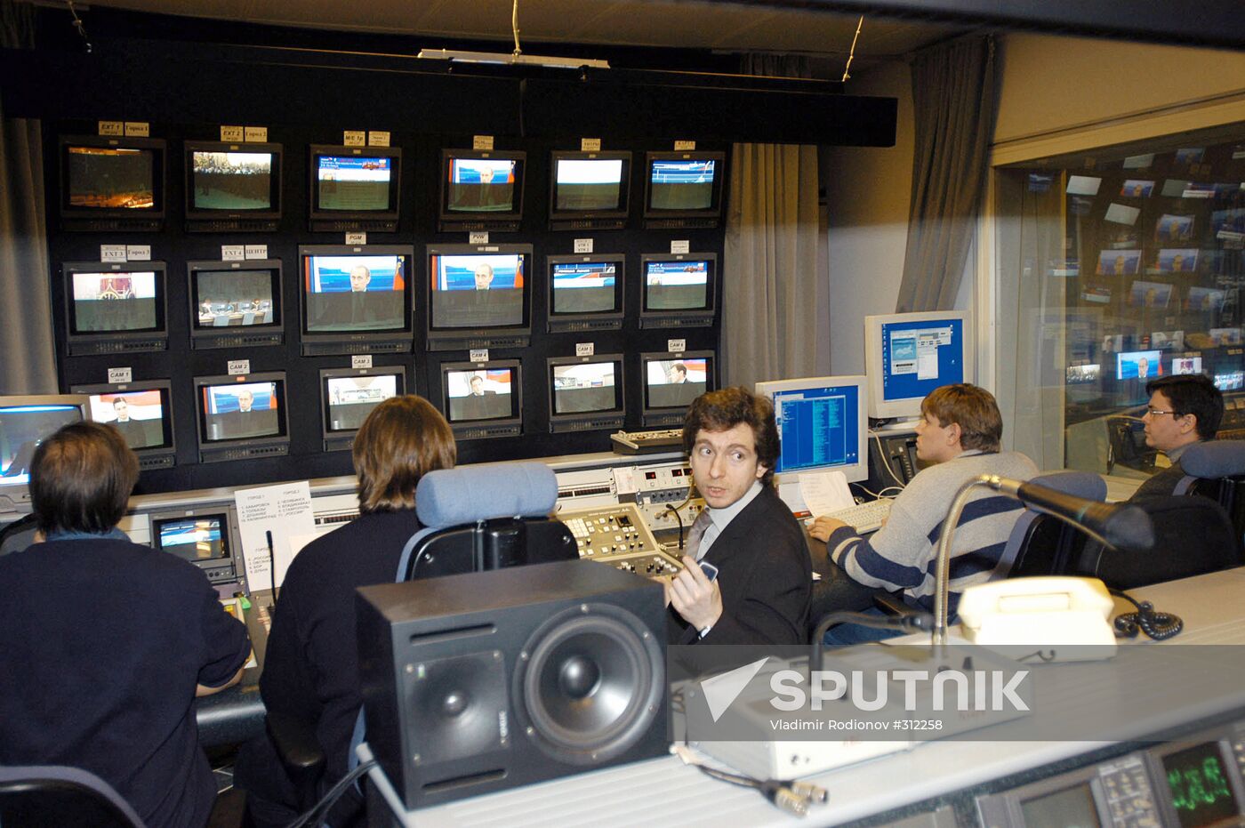 The equipment of the Kremlin television-and-radio complex
