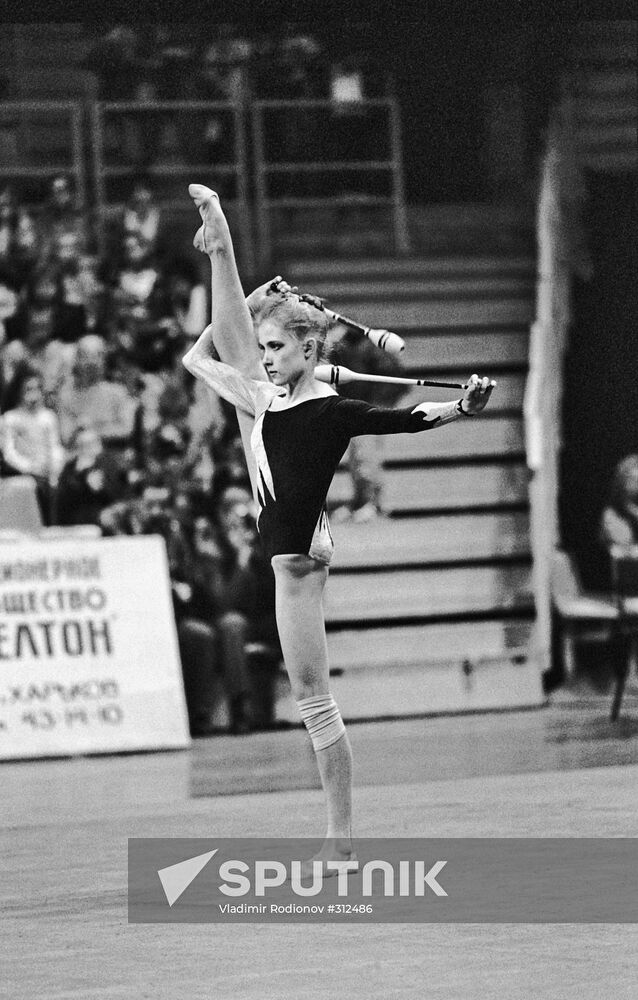 Gymnast Oksana Kostina