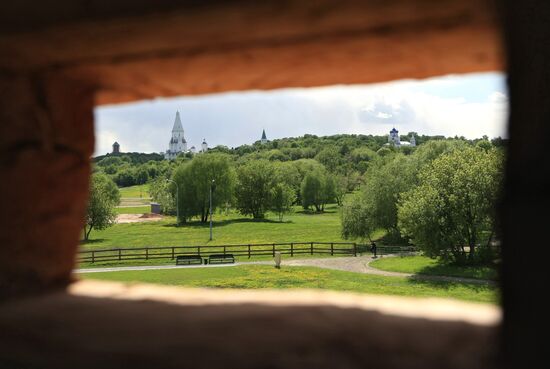 Wooden architecture preserve in Kolomenskoye