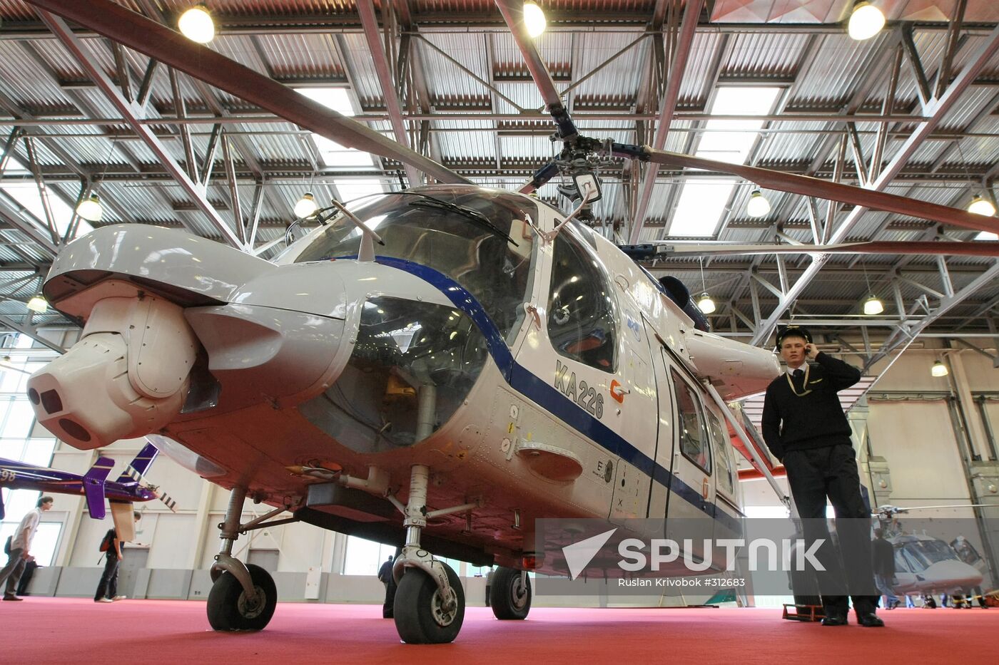 The HeliRussia 2008 helicopter-industry exhibition