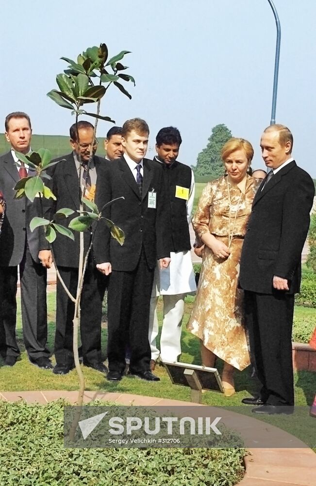 Vladimir Putin visiting India