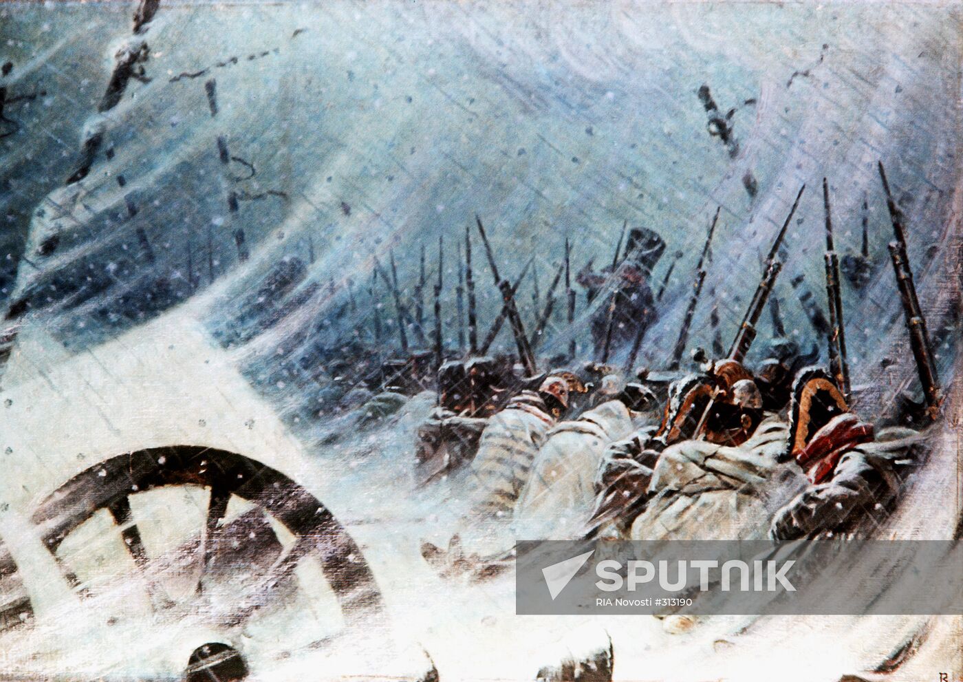 A painting by Vasily Vereshchagin