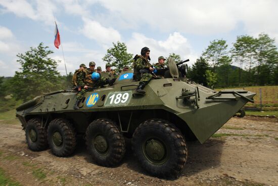 Russian peacekeeping troops in Abkhazia