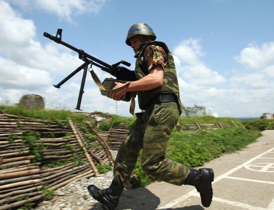 Russian peacekeepers in Abkhazia