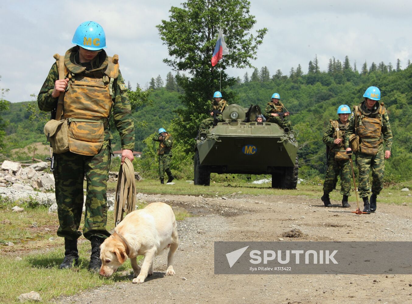 Russian peacekeeping troops in Abkhazia