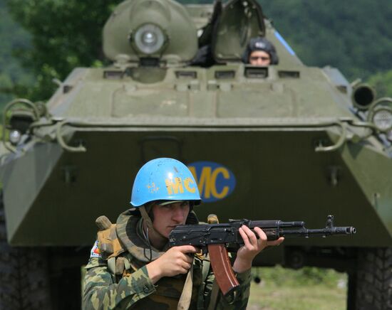 Russian peacekeeping troops in Abkhazia