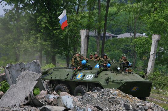 Russian peacekeeping troops in Abkhazia