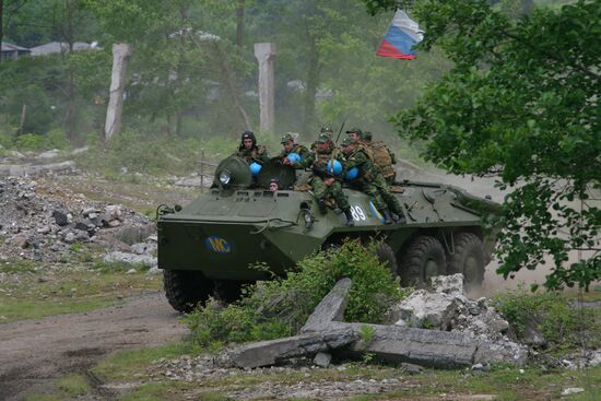 Russian peacekeeping troops in Abkhazia