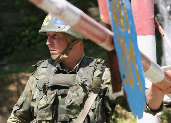 Russian peacekeeping troops in Abkhazia