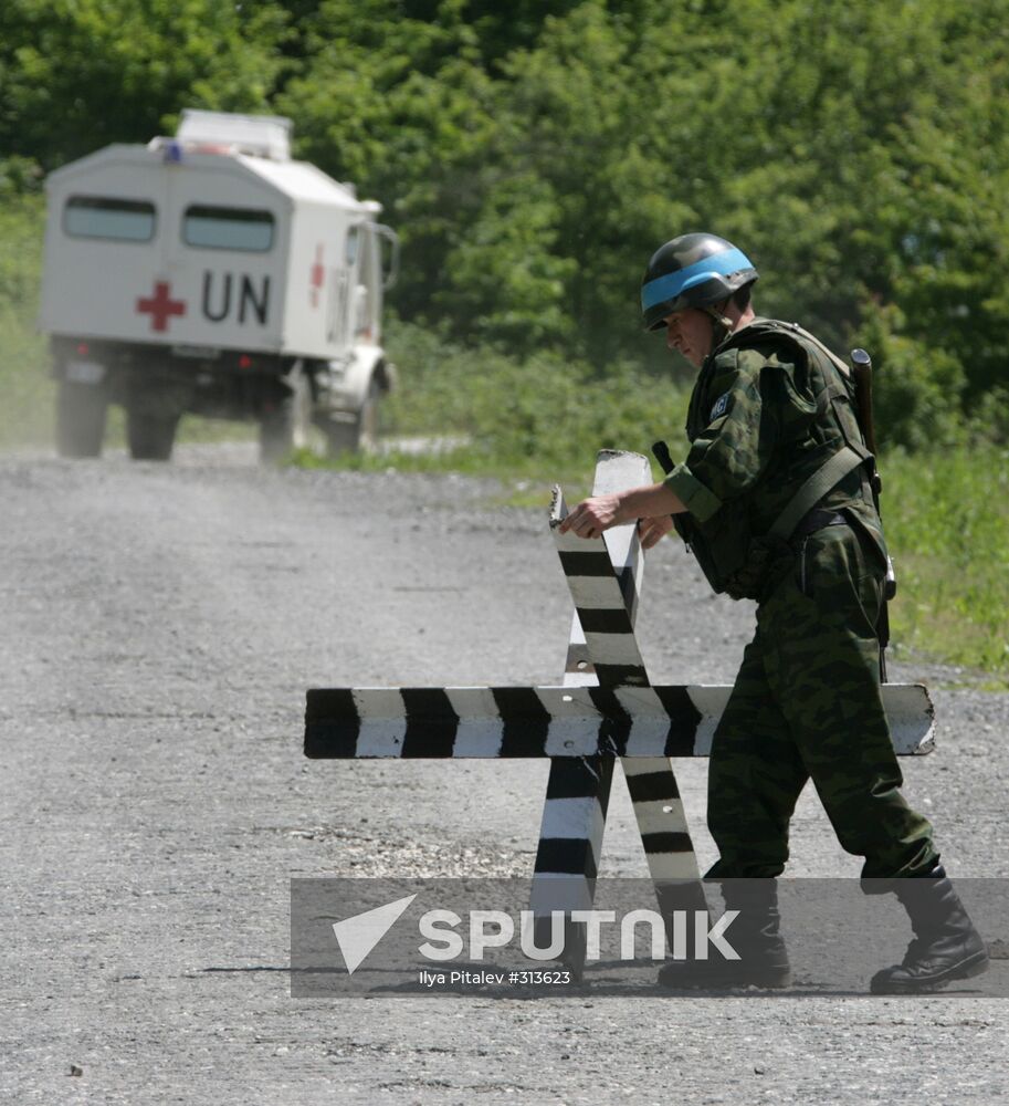 Russian peacekeeping troops in Abkhazia