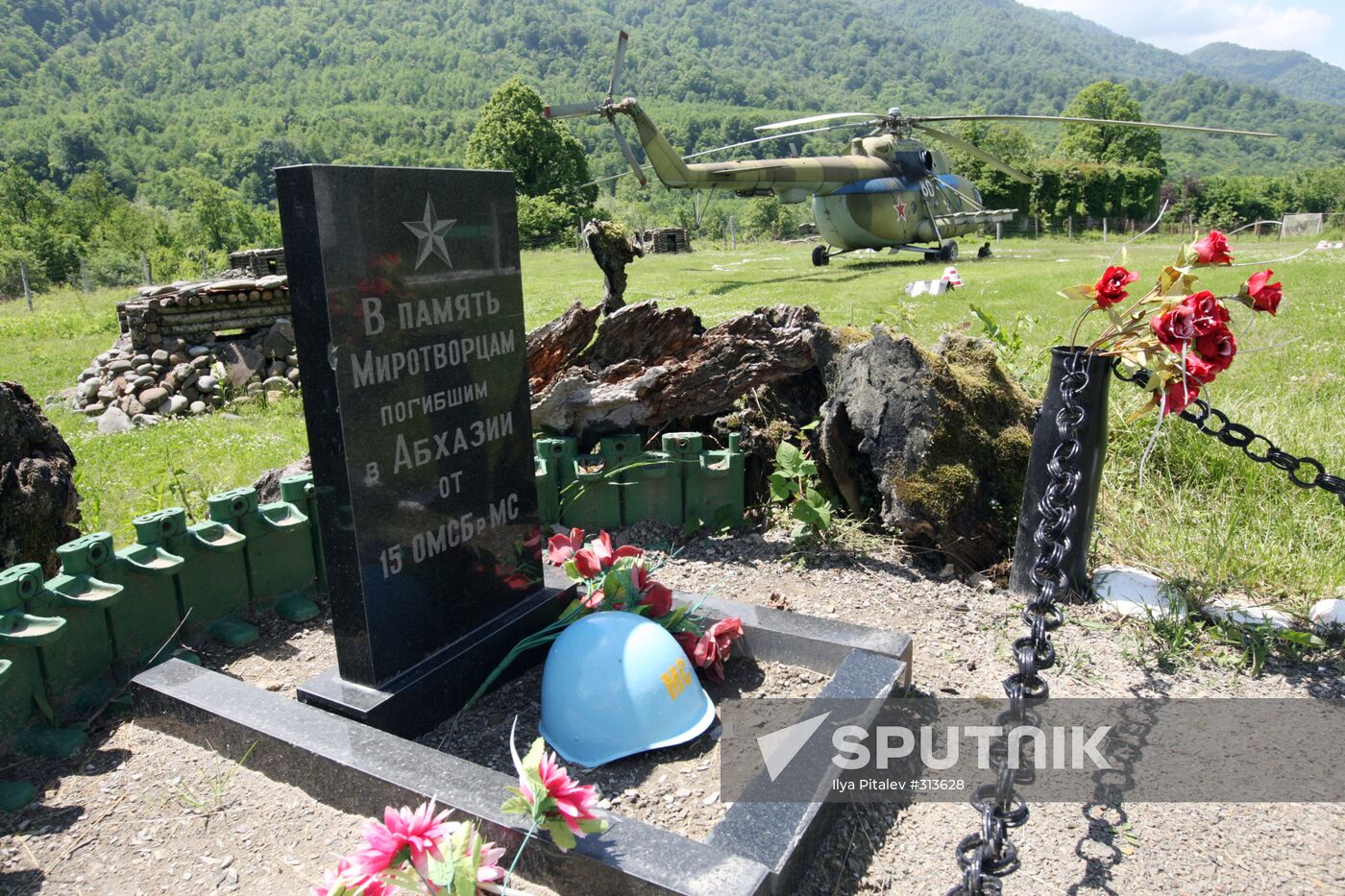 Russian peacekeepers in Abkhazia