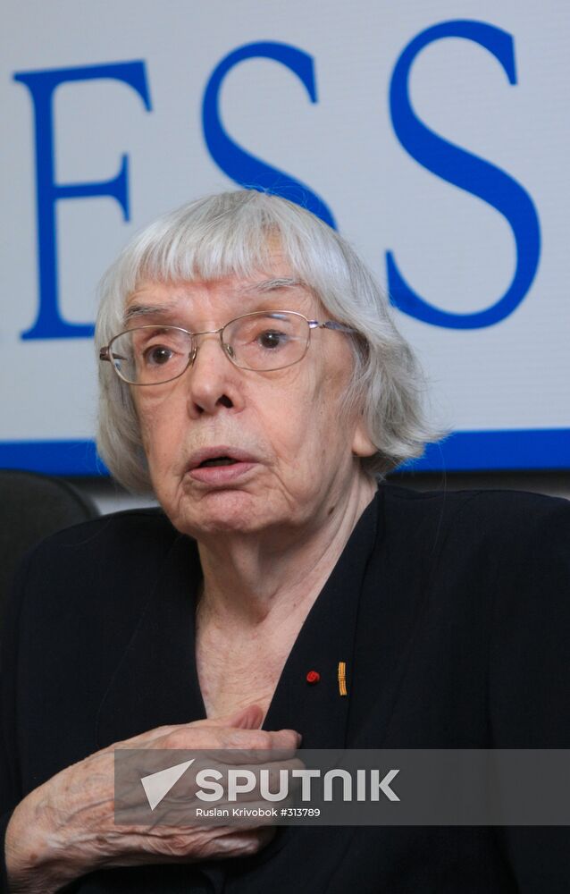 Lyudmila Alexeyeva, chairperson of the Moscow Helsinki Group