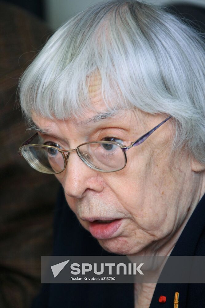 Lyudmila Alexeyeva, chairperson of the Moscow Helsinki Group
