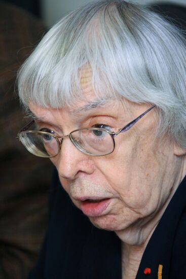Lyudmila Alexeyeva, chairperson of the Moscow Helsinki Group