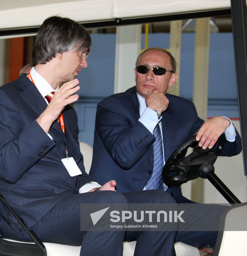 Vladimir Putin and Vadim Shvetsov