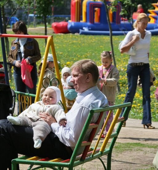 Playground in Moscow