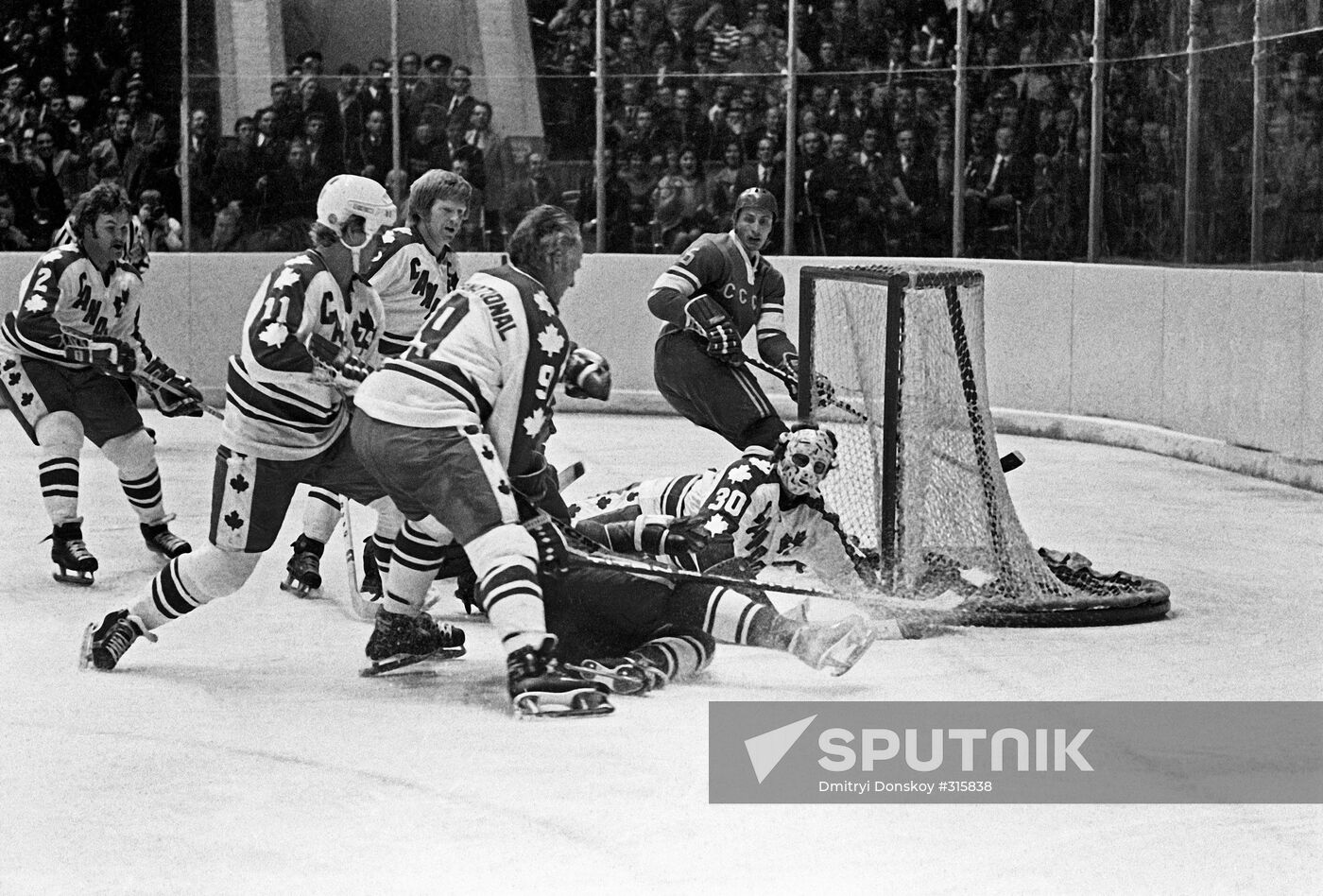 USSR-Canada hockey match