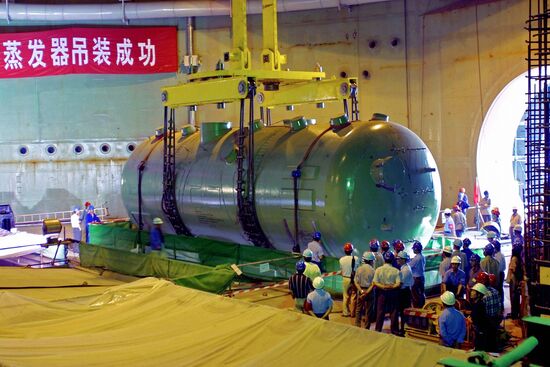 Construction of Tyanwan Nuclear Power Plant