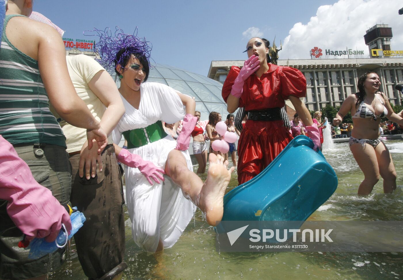 No water in the tap? A fountain will do!