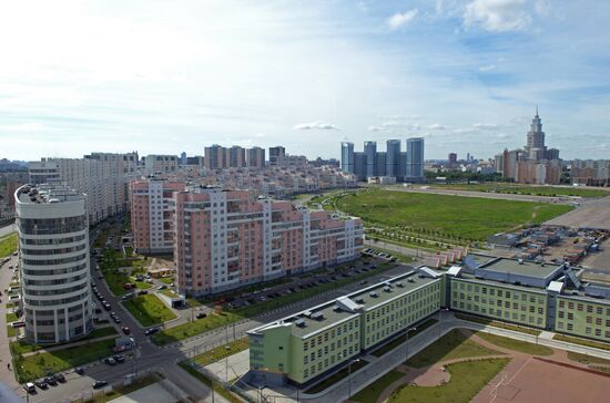 A view of the Khodynka Field residential area