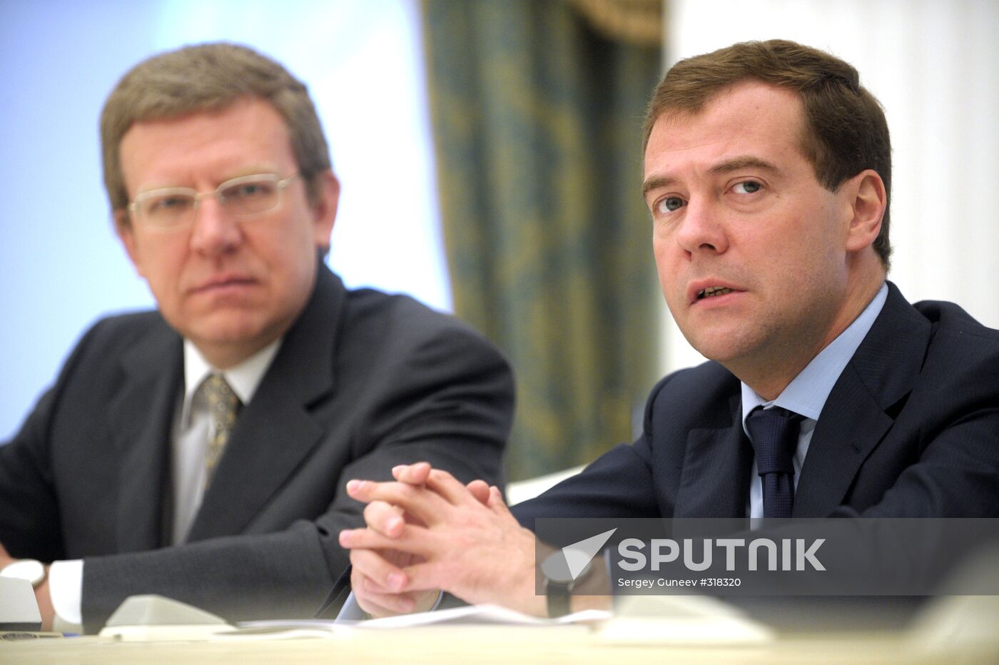 Alexei Kudrin and Dmitry Medvedev