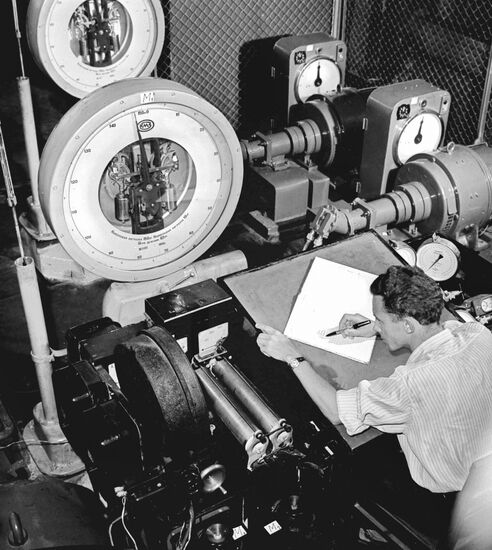 Scientific tests at the All-Union Agriculture Mechanization Institute