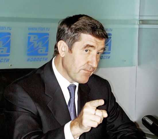 Yury Shafranik Russia oil tycoon