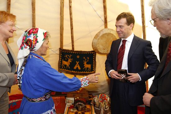 Dmitry Medvedev in Khanty-Mansiisk
