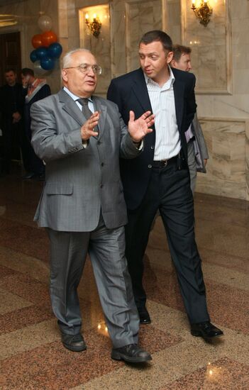 Oleg Deripaska Viktor Sadovnichy
