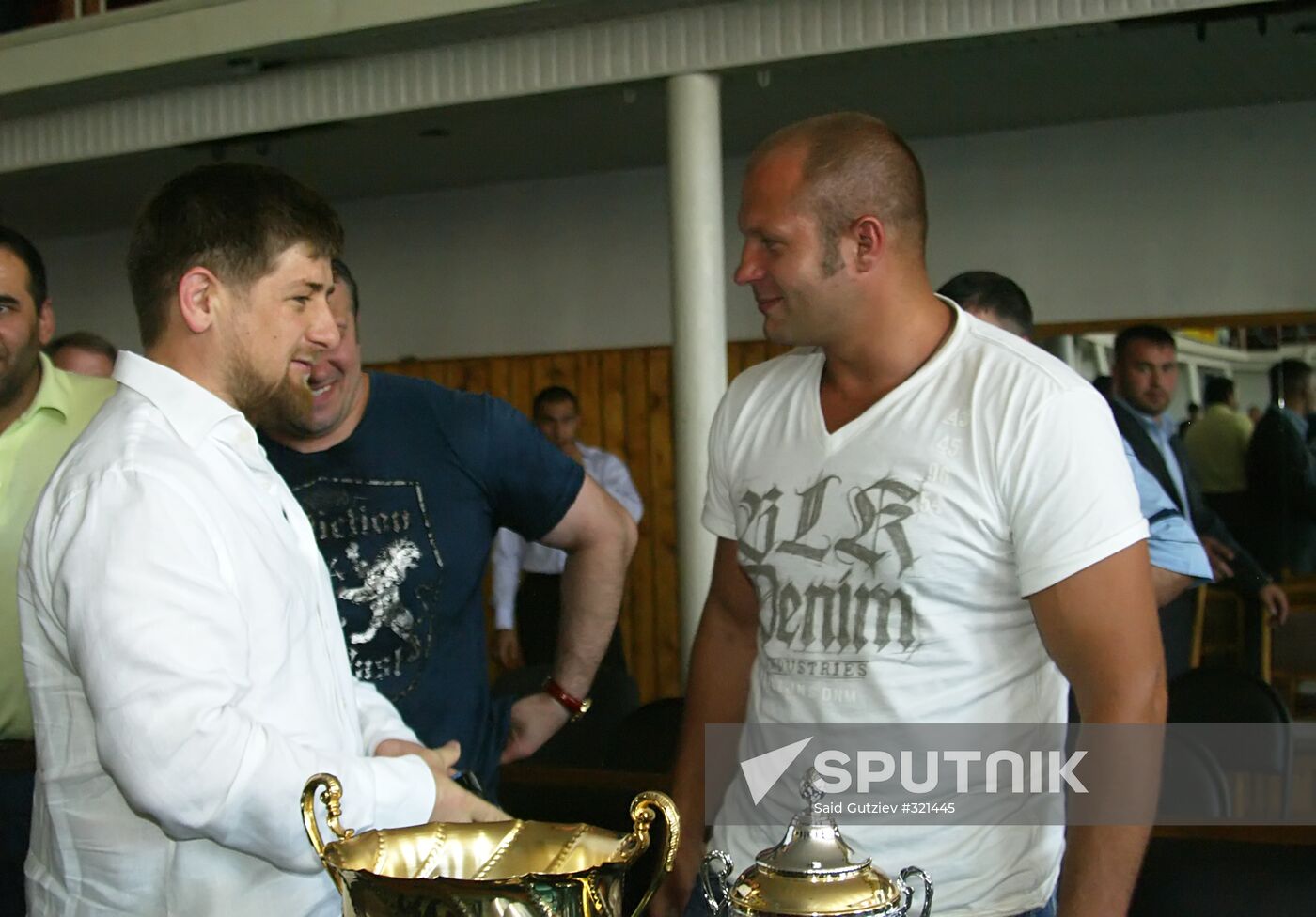 Ramzan Kadyrov and Fyodor Yemelyanenko