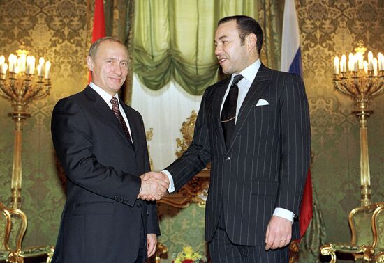 Vladimir Putin and Mohammed VI
