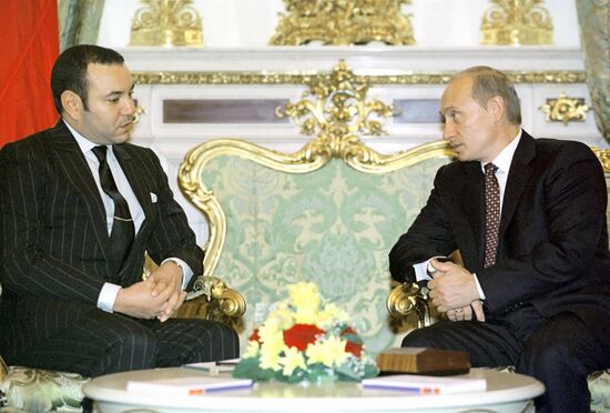 Vladimir Putin and Mohammed VI