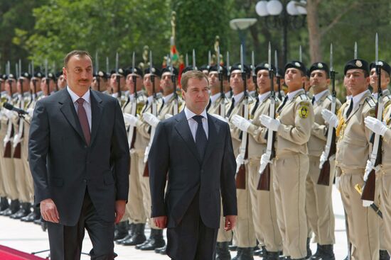 Dmitry Medvedev visits Baku