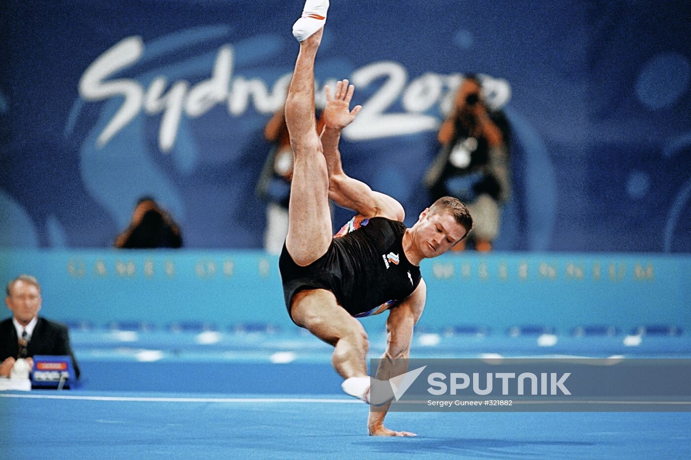 Russian gymnast Aleksei Nemov