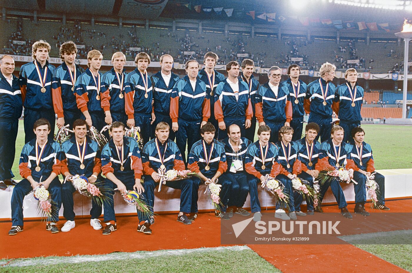 Soviet football team at the Olympic Games in Seoul