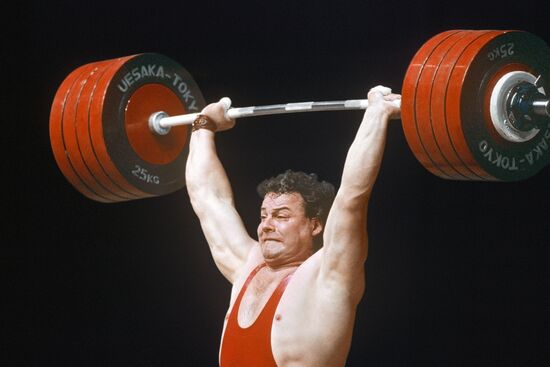 Weight-lifter Alexander Kurlovich