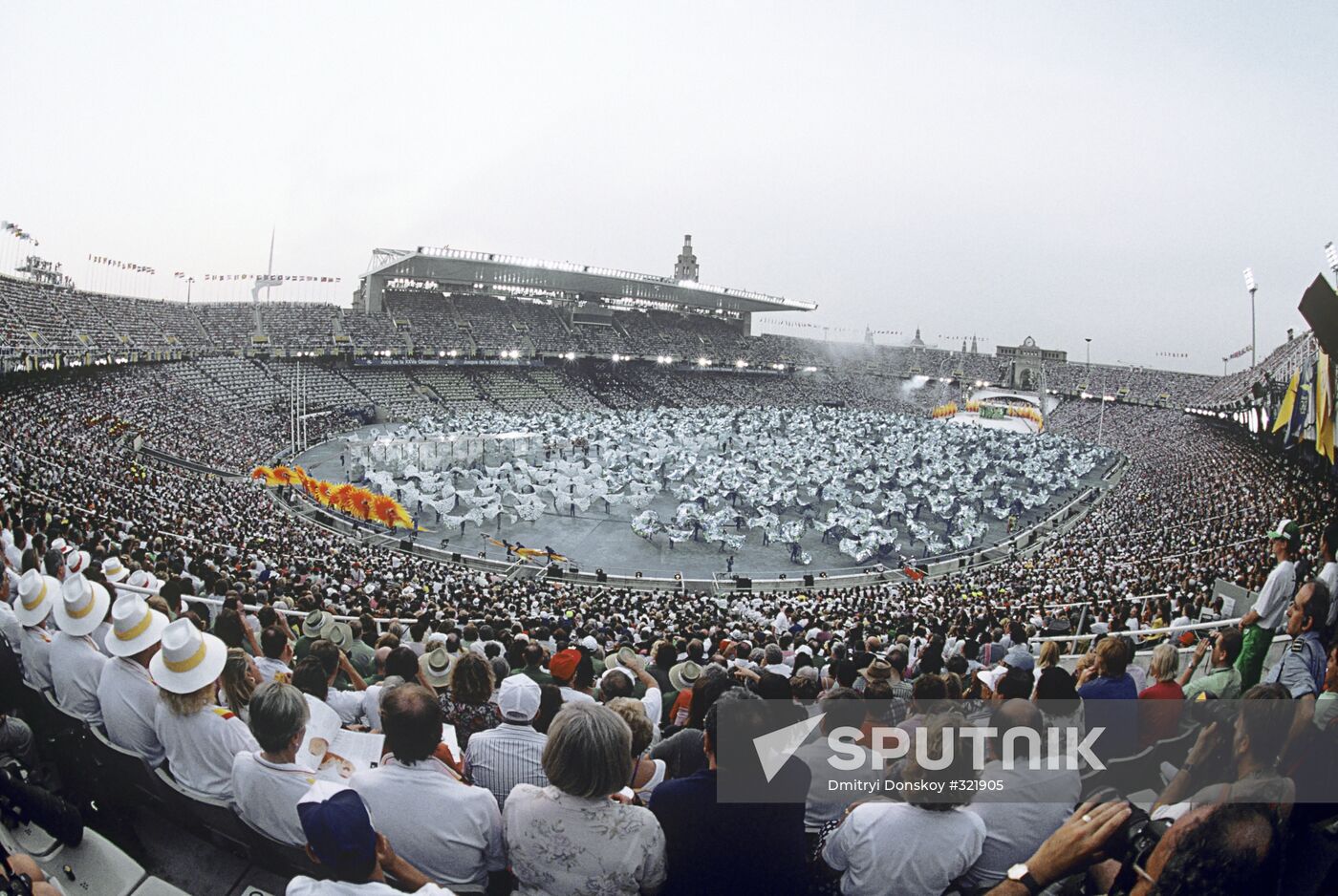 Opening Olympic ceremony in Barcelona