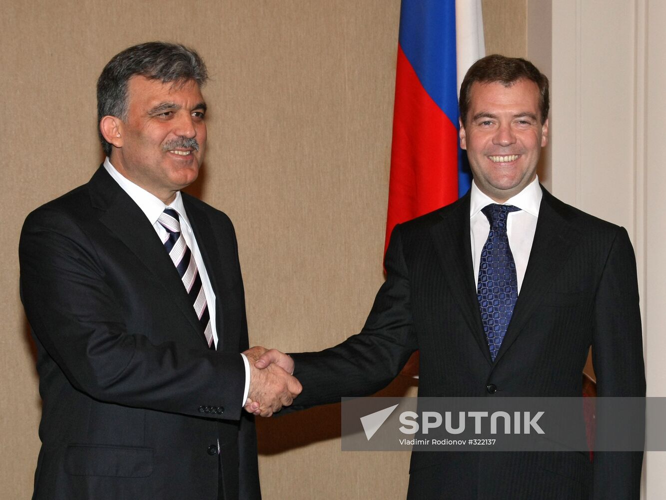 Abdullah Gul and Dmitry Medvedev