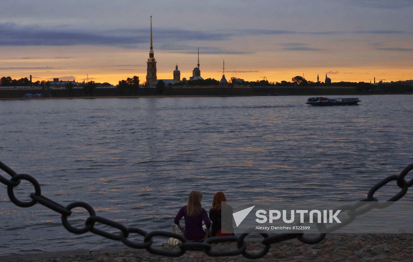 White Nights in St Petersburg