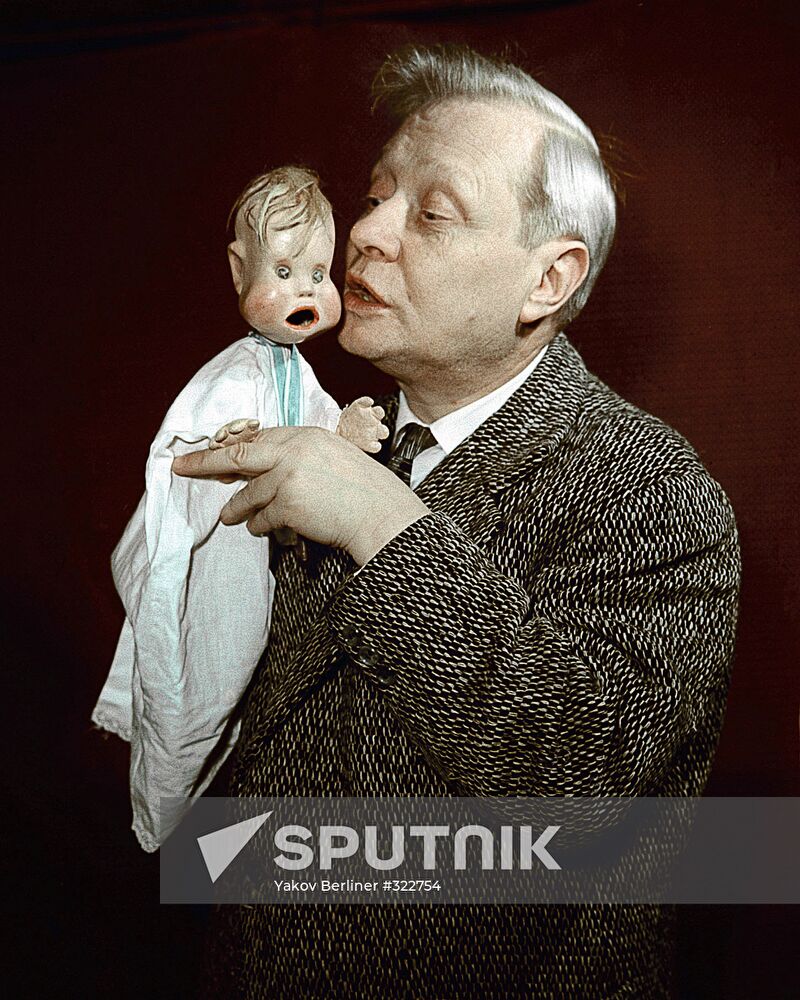 Puppet Theater actor and producer Sergei Obraztsov
