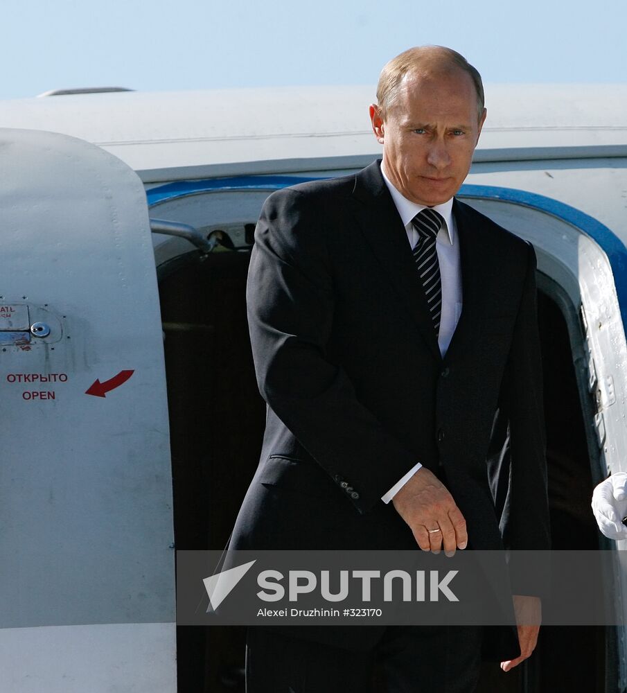 Prime Minister Vladimir Putin arrived in Severodvinsk