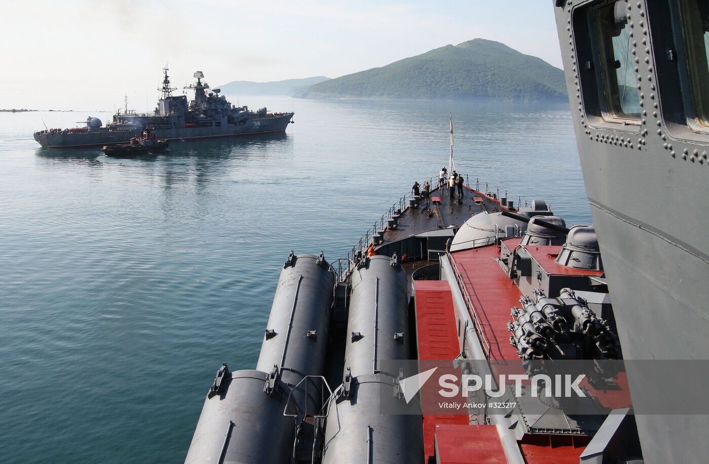 Russian Pacific Fleet exercise