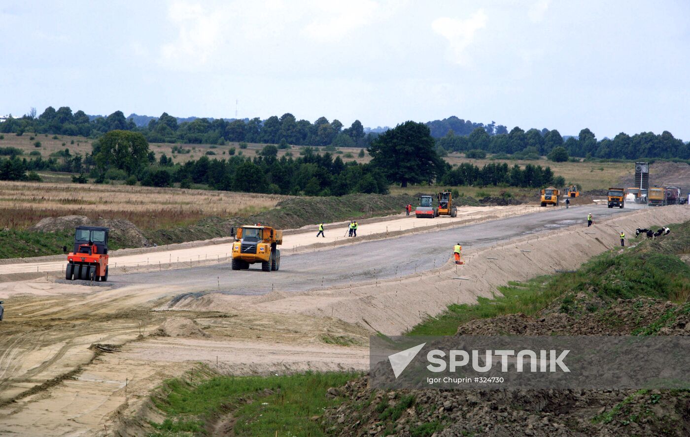 Construction of Primorskoye Koltso highway