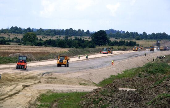 Construction of Primorskoye Koltso highway