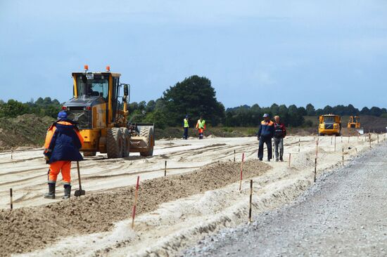 Construction of Primorskoye Koltso highway