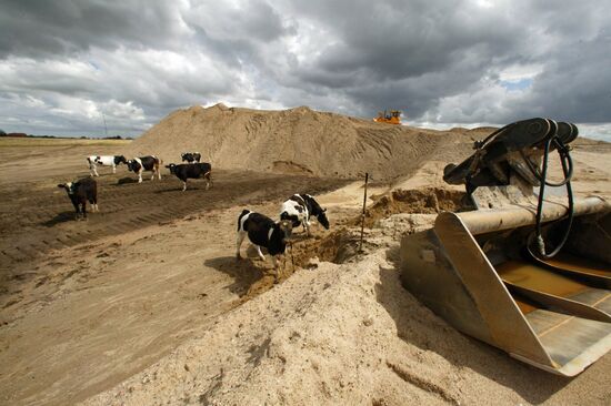 Construction of Primorskoye Koltso highway